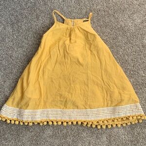 Tommy Bahama Yellow Pom Pom Spring Beach Sundress Size 4T